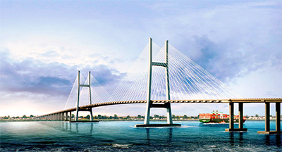 Khởi công xây dựng cầu Cao Lãnh tại Đồng Tháp