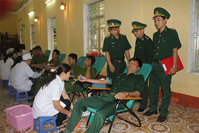 Học viện Biên phòng tổ chức Ngày hội hiến máu tình nguyện