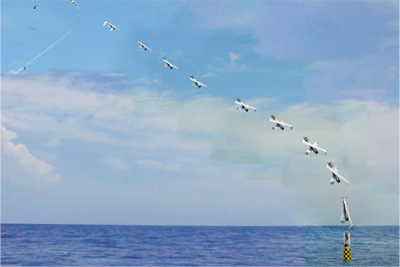 Hải quân Mỹ phóng thử nghiệm máy bay không người lái từ tàu ngầm