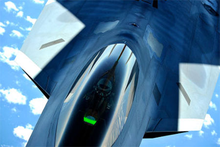 Chim ăn thịt F-22 sẽ có mũ phi công điều khiển tích hợp mới
