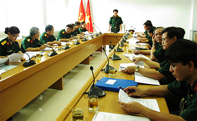 Khảo sát  thực hiện Cuộc vận động 50 tại Bệnh viện Trung ương Quân đội 108