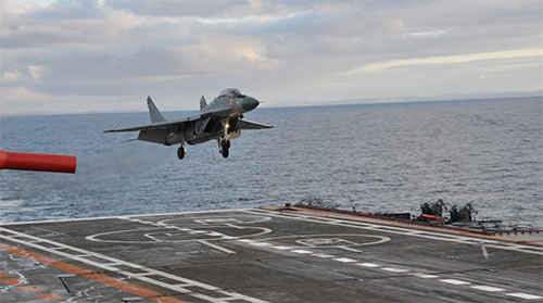 Nga hoàn tất thử nghiệm thiết bị trên khoang của Mig-29K Series 2