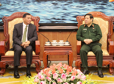 Đại tướng Phùng Quang Thanh tiếp Thứ trưởng Quốc phòng In-đô-nê-xi-a 