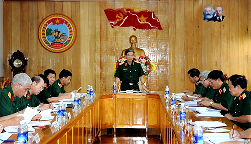 Thượng tướng Trương Quang Khánh kiểm tra Quân khu 5