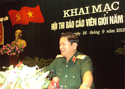 29 thí sinh tham dự Hội thi báo cáo viên giỏi năm 2013