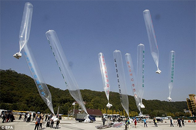 Khi bóng bay chứa đầy thuốc súng