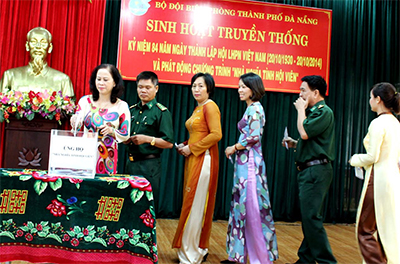 Hội Liên hiệp phụ nữ Bộ đội Biên phòng Đà Nẵng phát động chương trình “Nhà nghĩa tình hội viên”