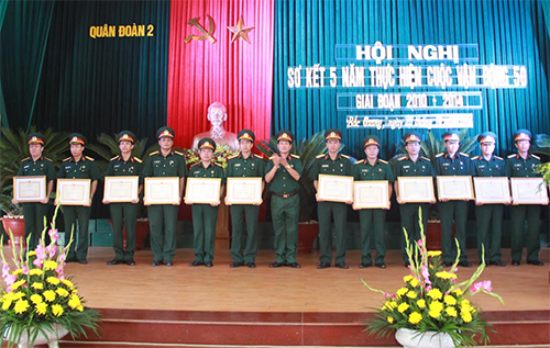 Quân đoàn 2: Sơ kết 5 năm thực hiện Cuộc vận động 50