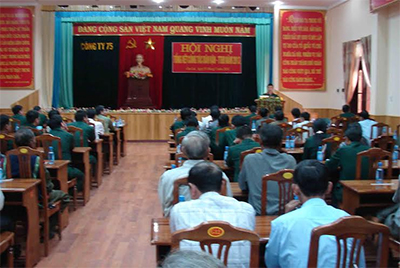 Công  ty 75: Khen thưởng  93 tập thể, cá nhân thực hiện tốt công tác dân vận