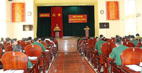 Quân khu 5: Xây dựng khu vực phòng thủ tốt