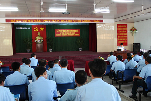 Trường Sĩ quan Không quân phát động thi đua cao điểm