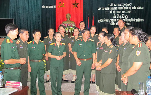 Tổng cục Chính trị: Tập huấn nghiệp vụ cho cán bộ công tác phụ nữ của QĐND Lào