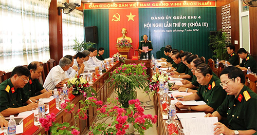 Chất lượng xây dựng khu vực phòng thủ ở Quân khu 4 có bước phát triển tốt