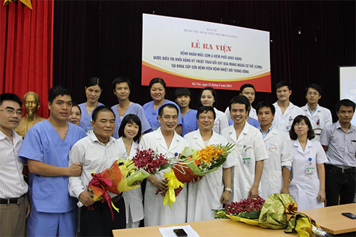 Cứu sống ca viêm phổi nặng vì cúm H1N1 