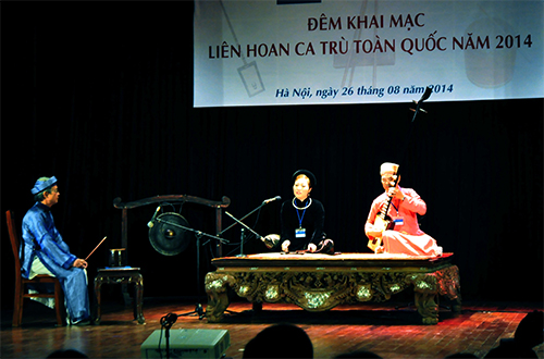 Khai mạc liên hoan ca trù toàn quốc năm 2014