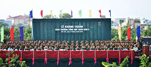 Quân khu 9 khánh thành thao trường tổng hợp