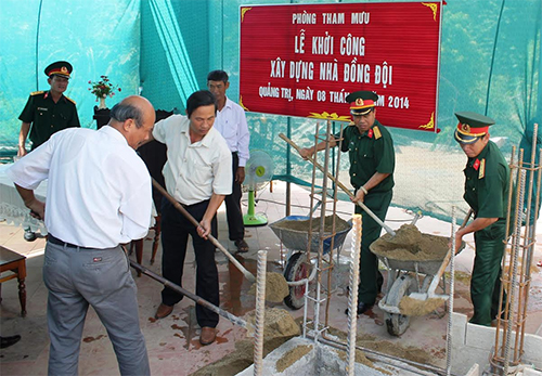 Khởi công xây dựng “Nhà đồng đội” năm 2014