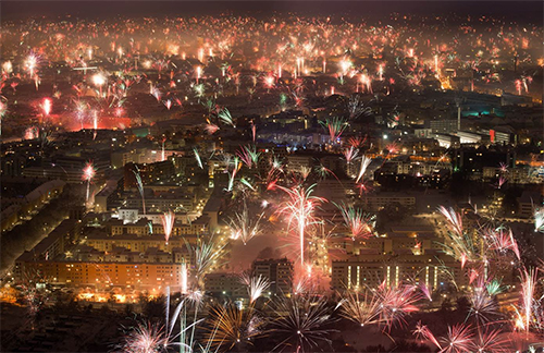 Rực rỡ sắc màu năm mới