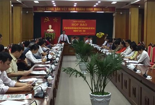 Đại hội Đảng bộ tỉnh Tuyên Quang diễn ra từ ngày 22 đến 24-10