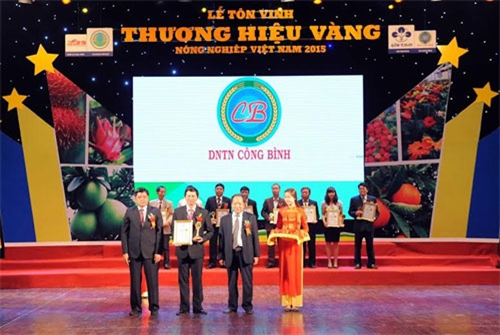 Tôn vinh Thương hiệu vàng nông nghiệp Việt Nam 