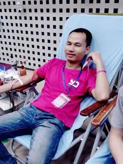Cán bộ đoàn 19 lần hiến máu cứu người
