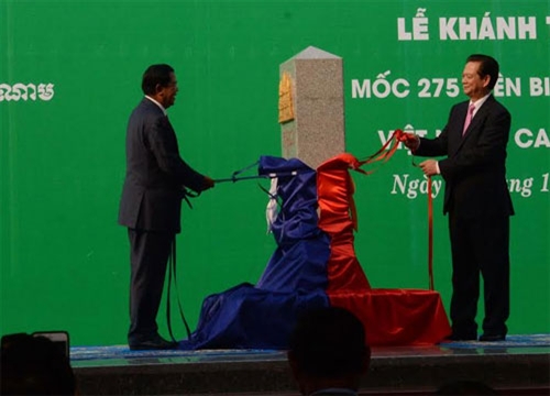 Khánh thành cột mốc số 275 trên tuyến biên giới Việt Nam – Cam-pu-chia