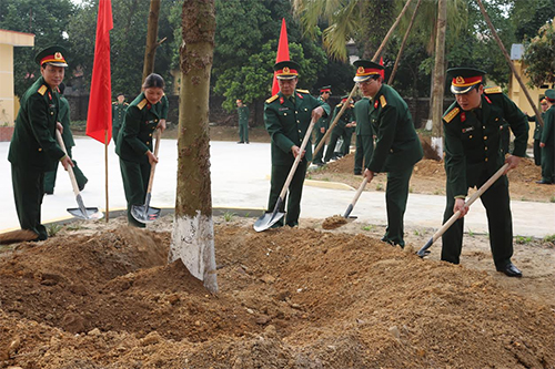 Trồng cây tạo môi trường xanh, sạch, đẹp