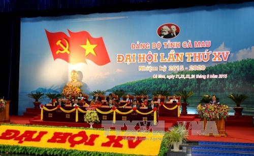 Khai mạc Đại hội đại biểu Đảng bộ tỉnh Cà Mau lần thứ XV 