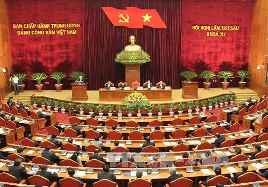Khai mạc Hội nghị lần thứ 6 Ban chấp hành Trung ương Đảng khóa XI