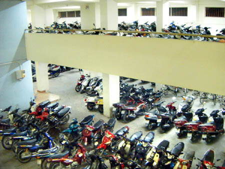 Tăng cường phòng, chống cháy, nổ tại các bãi giữ xe