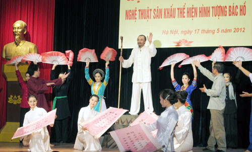 Hình tượng Bác Hồ trên sân khấu luôn để lại ấn tượng sâu sắc trong công chúng