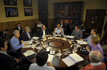 G8 tìm biện pháp cứu Eurozone