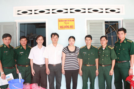 BĐBP An Giang hỗ trợ xây nhà đồng đội