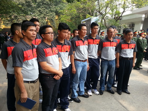 Đội tuyển U19 Việt Nam thành kính viếng Đại tướng Võ Nguyên Giáp