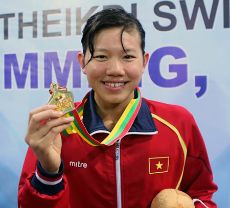 Ánh Viên phá kỷ lục SEA Games, Đoàn TTVN duy trì vị trí thứ hai