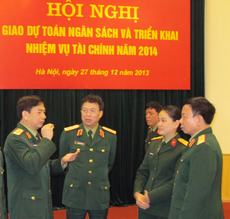 Hội nghị giao dự toán ngân sách và triển khai nhiệm vụ tài chính năm 2014