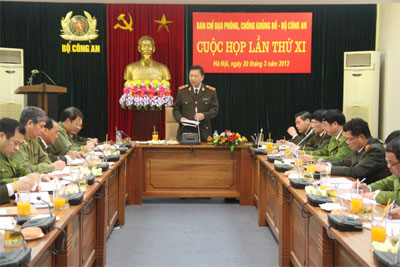 Bộ Công an: Thực hiện tốt nhiệm vụ phòng, chống khủng bố