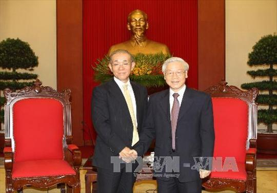Tổng Bí thư Nguyễn Phú Trọng tiếp Đại sứ Nhật Bản