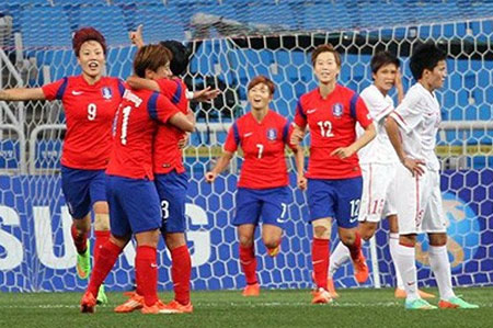 ASIAD 17: Thắng Việt Nam, tuyển nữ Hàn Quốc đoạt HCĐ