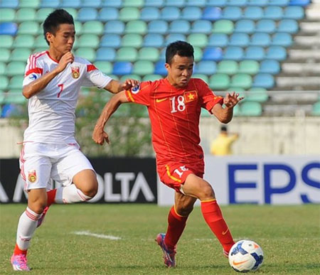 U19 Trung Quốc vất vả giành 1 điểm trước U 19 Việt Nam