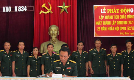 4 nội dung thi đua “Sáng mãi phẩm chất Bộ đội Cụ Hồ”