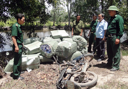 Long An: Nhức nhối với nạn buôn lậu thuốc lá 