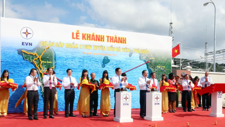 Khánh thành Dự án cáp ngầm 110kV xuyên biển Hà Tiên – Phú Quốc
