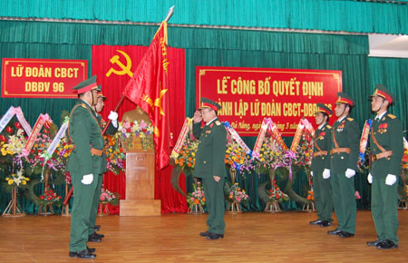 Binh đoàn 11: Công bố quyết định thành lập Lữ đoàn 96