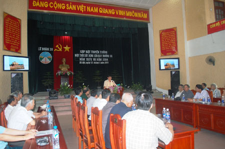 Gặp mặt truyền thống một thời xây dựng Trường Sa