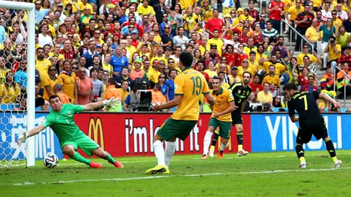 Australia - Tây Ban Nha: 0 - 3