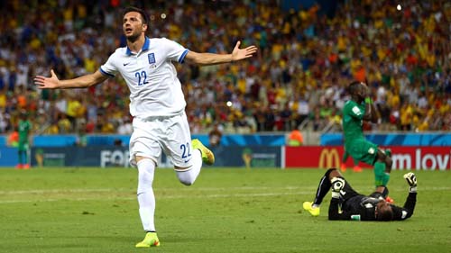 Hy Lạp - Bờ Biển Ngà: 2 - 1