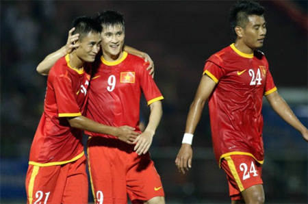 ĐTVN thắng đậm ĐT Myanmar