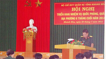 Triển khai nhiệm vụ quốc phòng, quân sự địa phương 6 tháng cuối năm