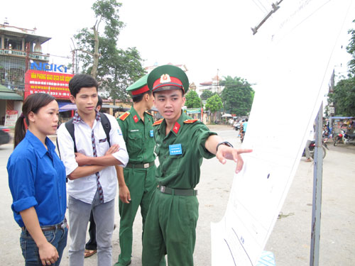Hơn 86% thí sinh đến làm thủ tục đăng ký dự thi vào các trường quân đội  